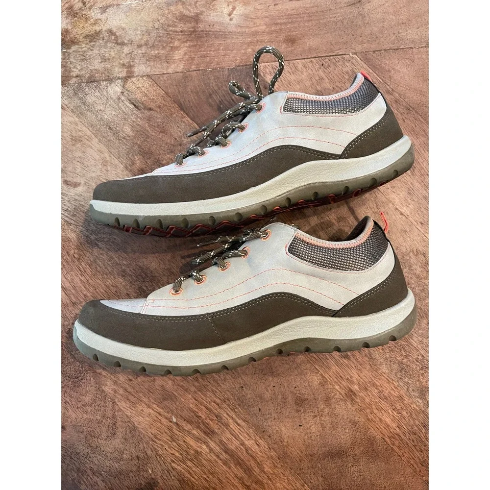 Eastland Erika Women Size 10 Gray Brown Lace Up Hiking Walking Shoes